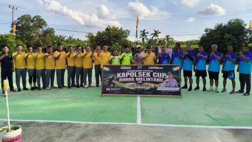 Turnamen Futsal di Rimba Melintang 2026 jadi benteng pemuda dari bahaya narkoba.(foto: afrizal/halloriau.com)